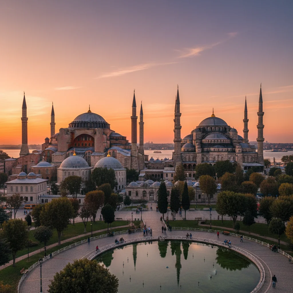 istanbul hagia sophia blue mosque sultan ahmed