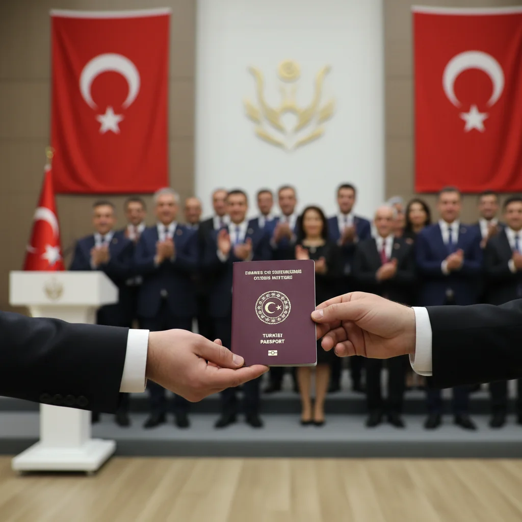 جواز السفر التركي حفل الجنسية