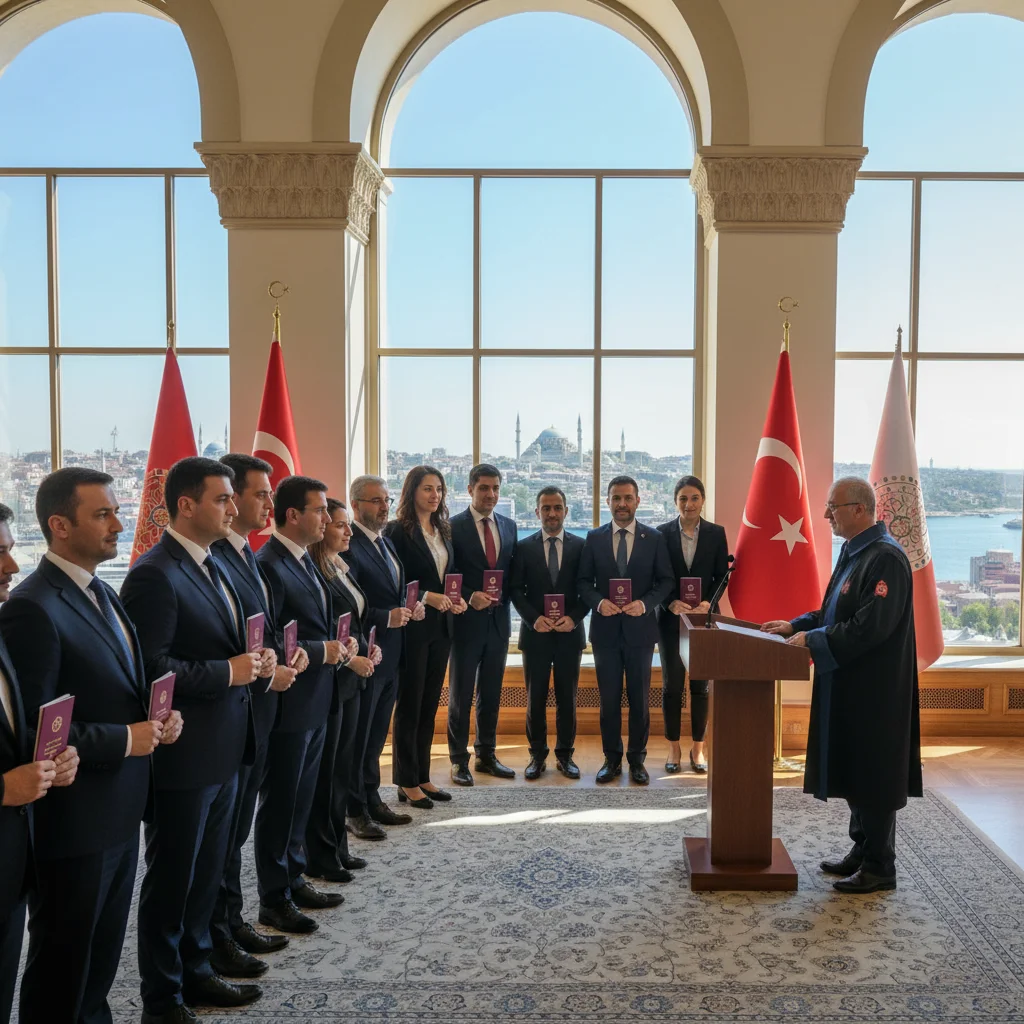 turkish passport citizenship ceremony