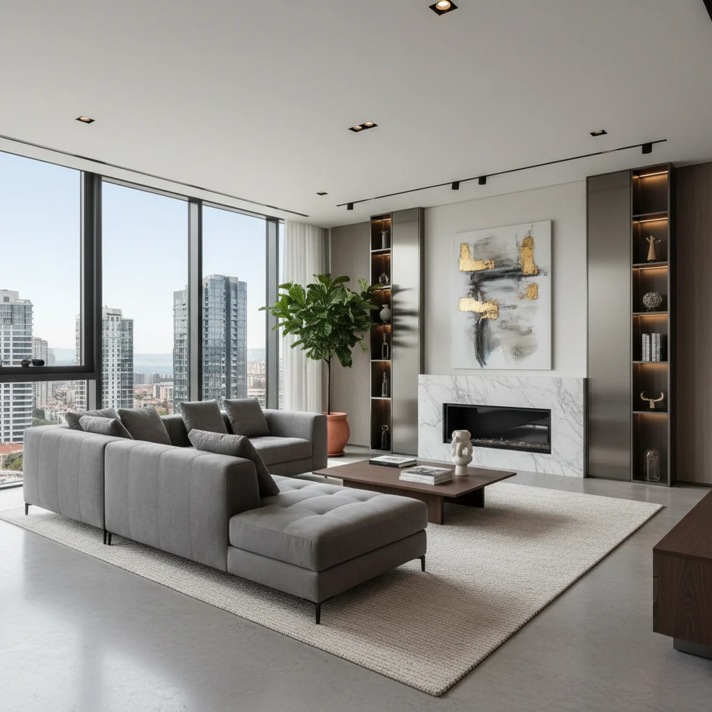 atasehir modern luxury apartment interior