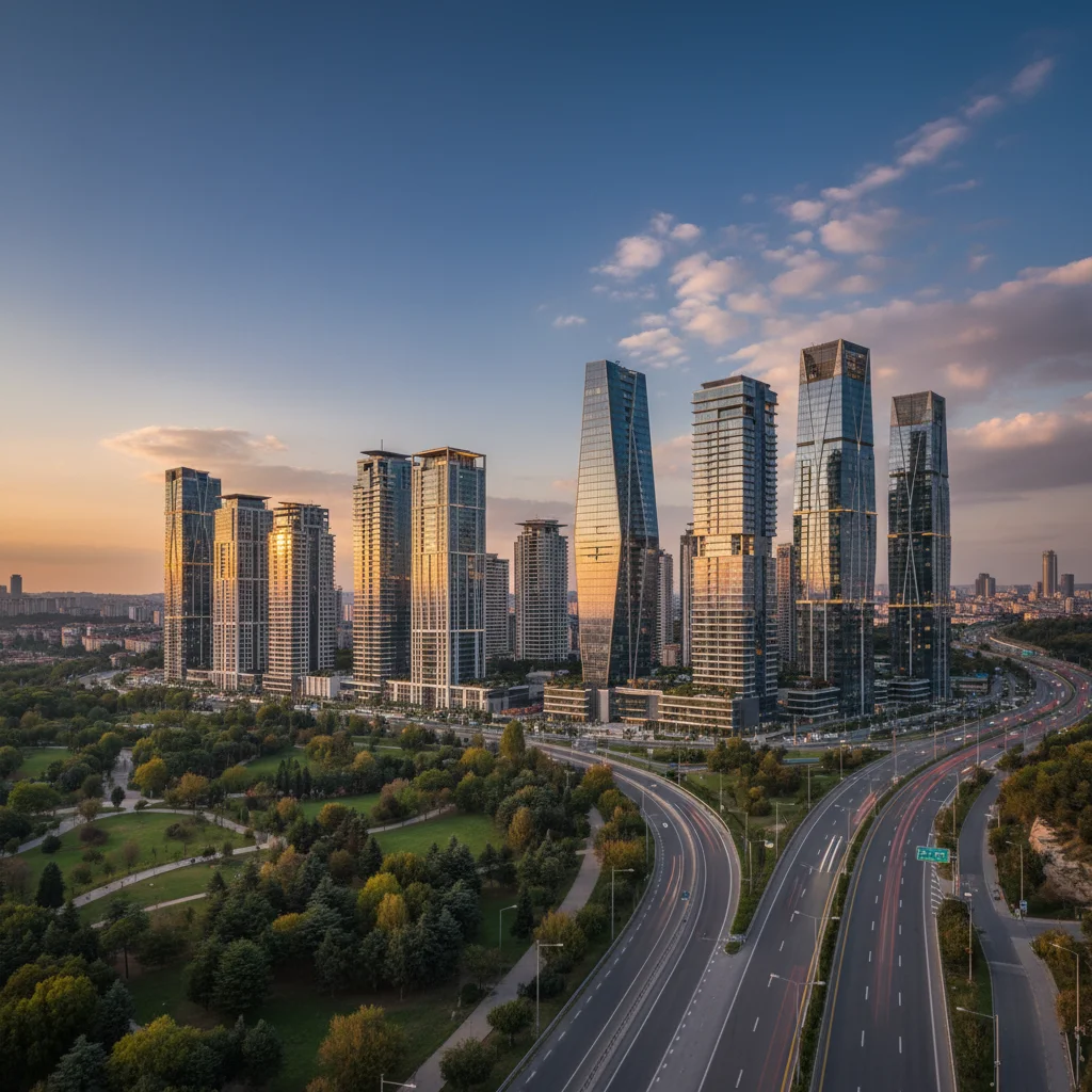аташехир роскошные жилые башни горизонт