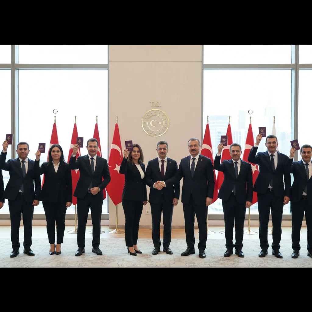 türk pasaportu vatandaşlık töreni