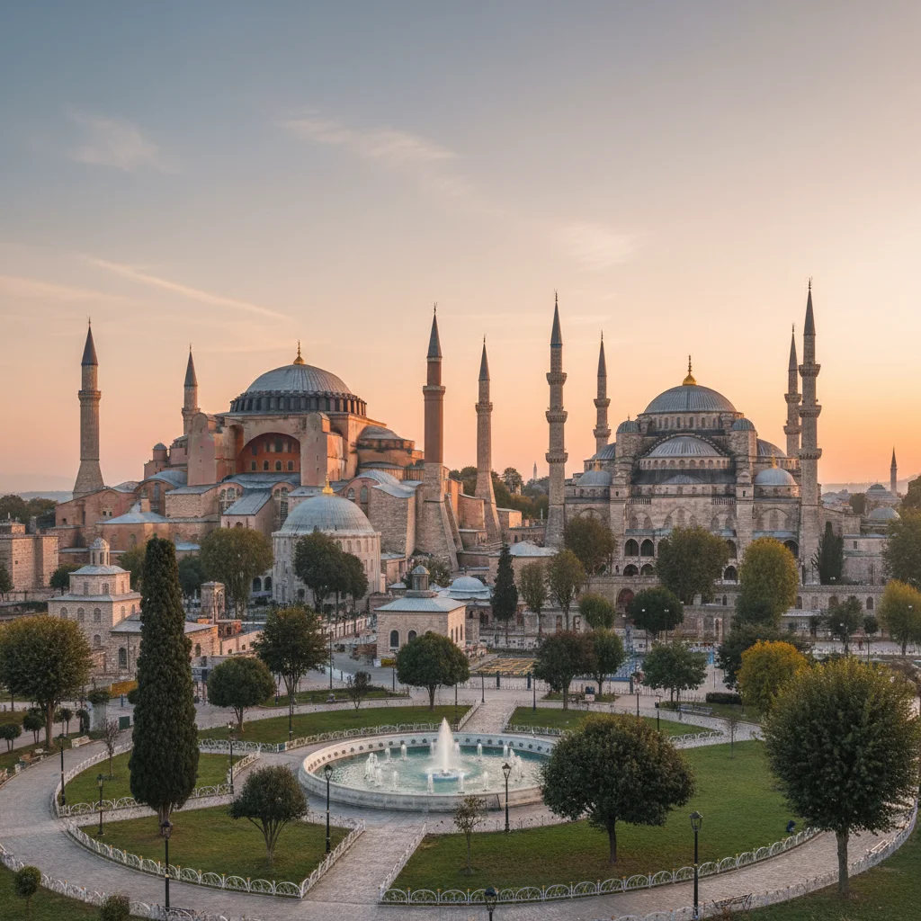 sultanahmet hagia sophia blue mosque istanbul