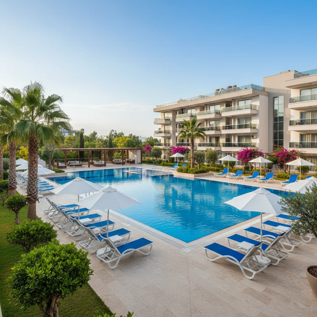 turkey apartment complex swimming pool amenities