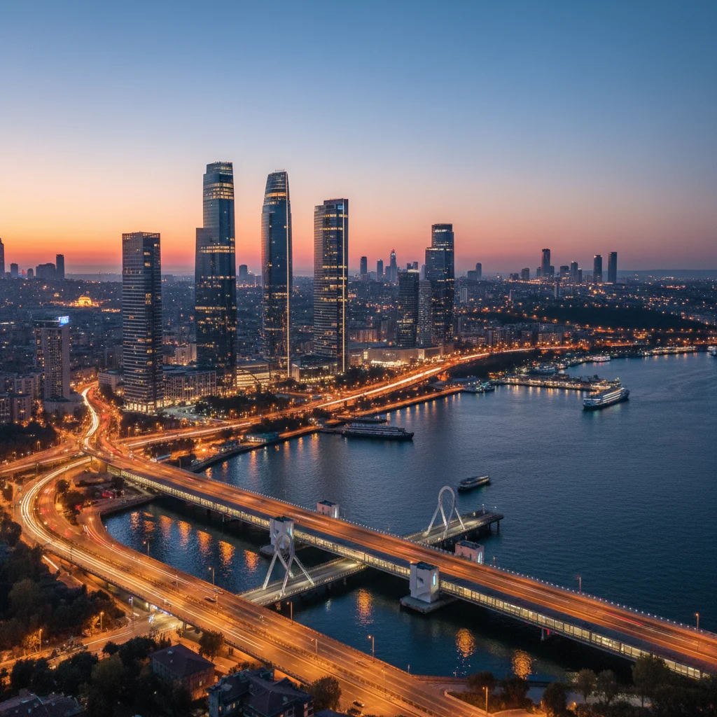 istanbul modern skyline investment districts