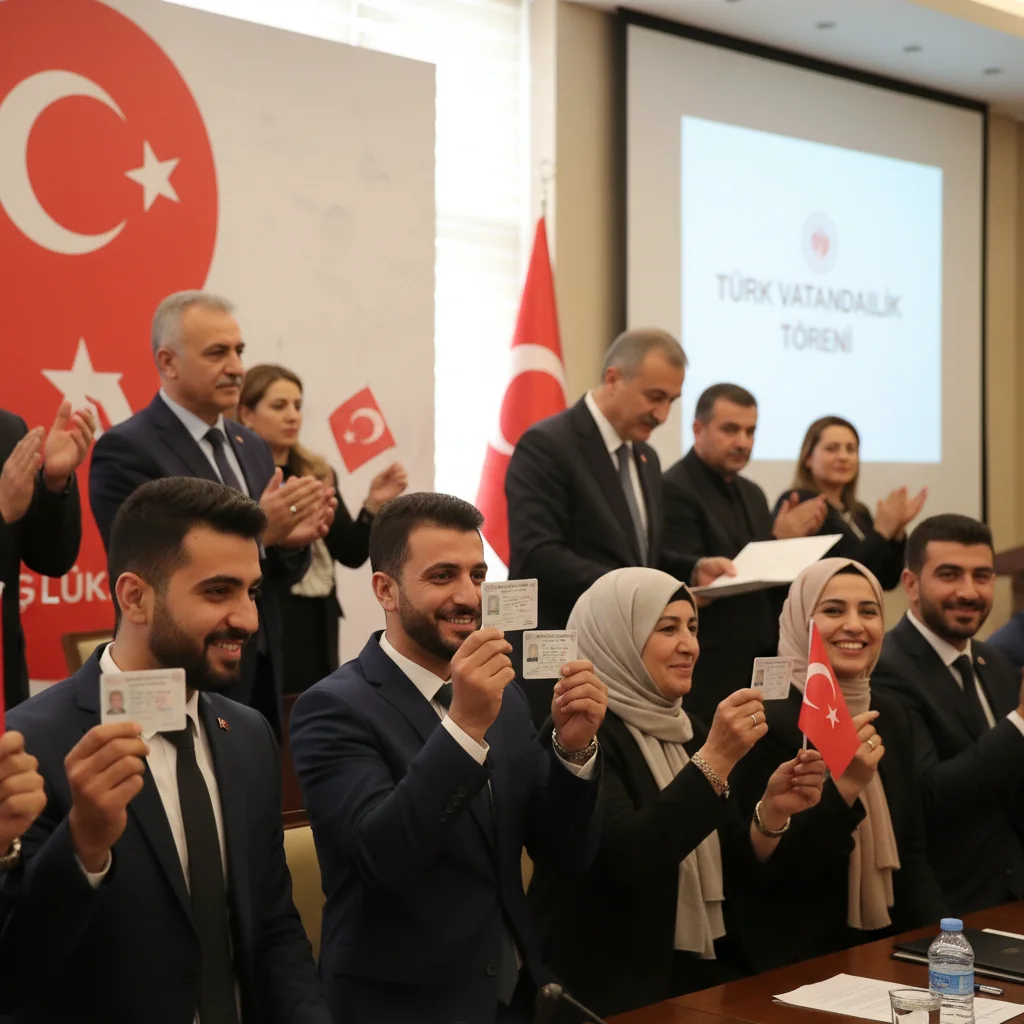 syrian refugees turkish citizenship ceremony
