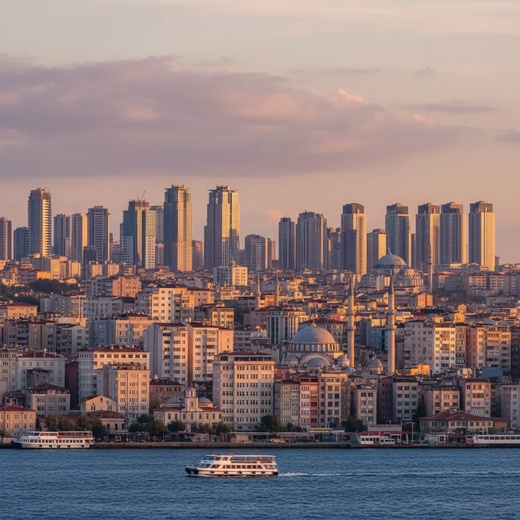 istanbul apartment buildings skyline