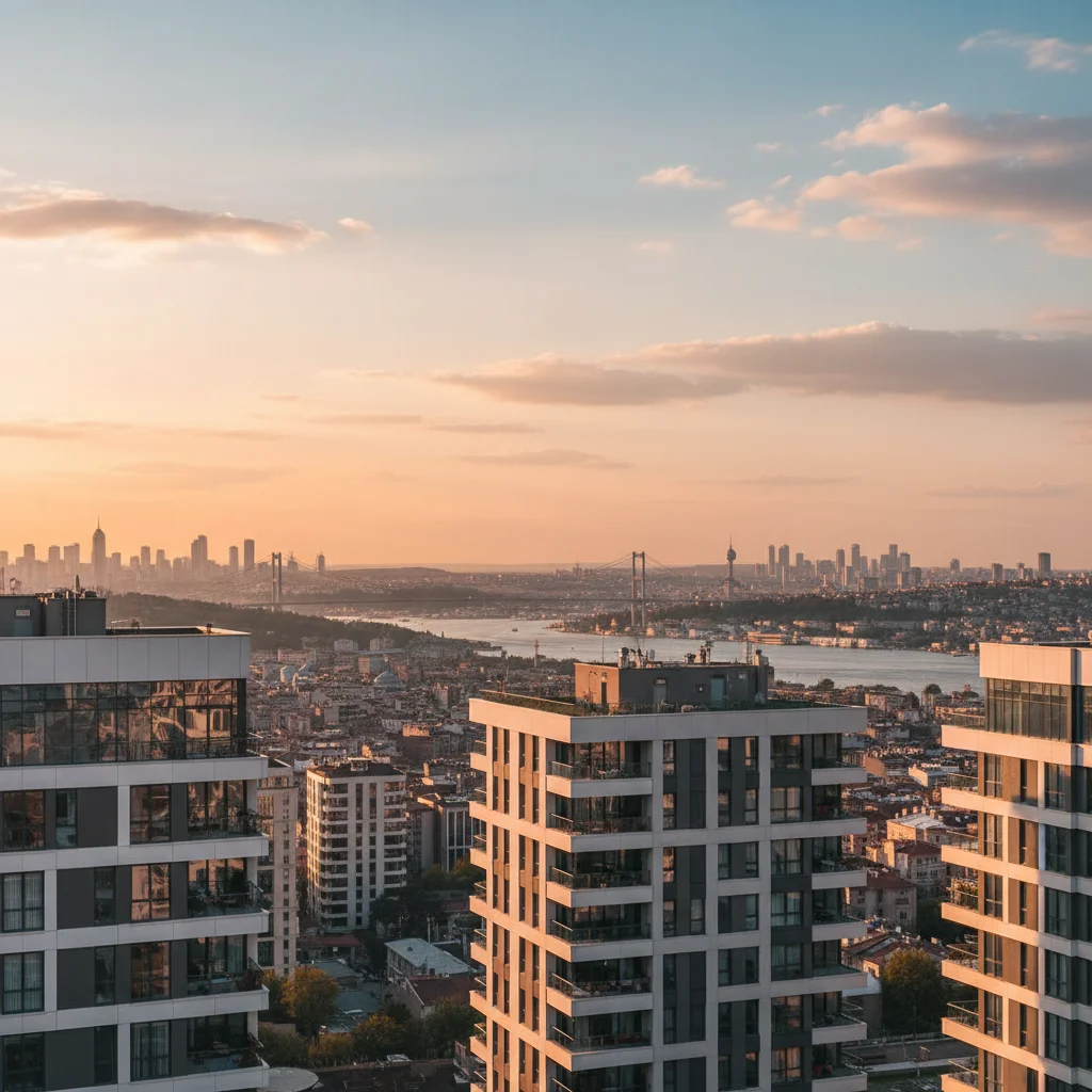 modern istanbul apartments skyline
