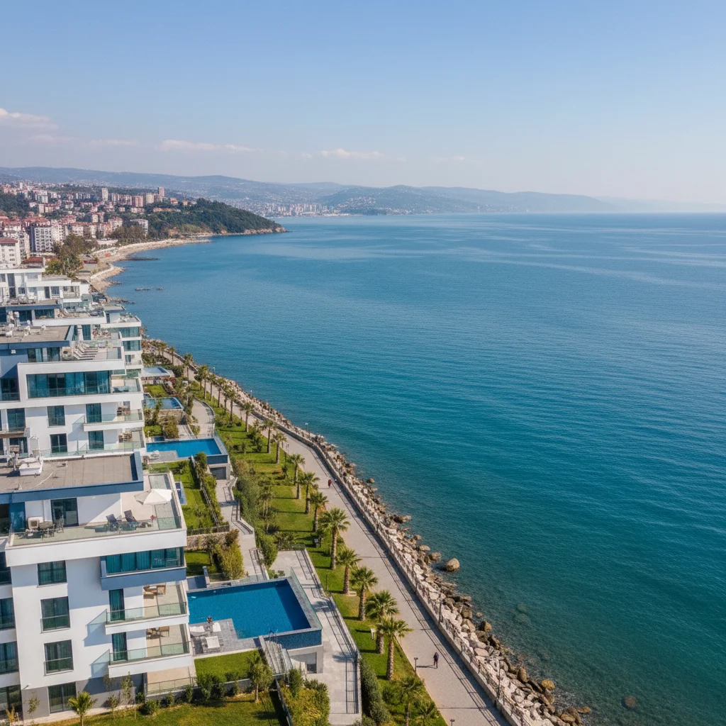 trabzon coastal properties sea view