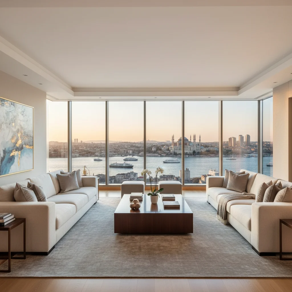 istanbul luxury apartment waterfront view