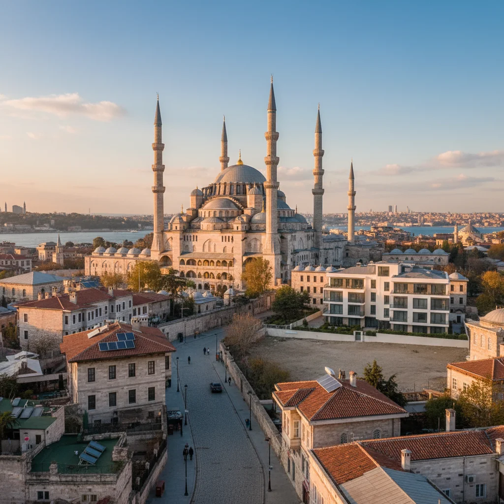 istanbul religious district mosque architecture property investment