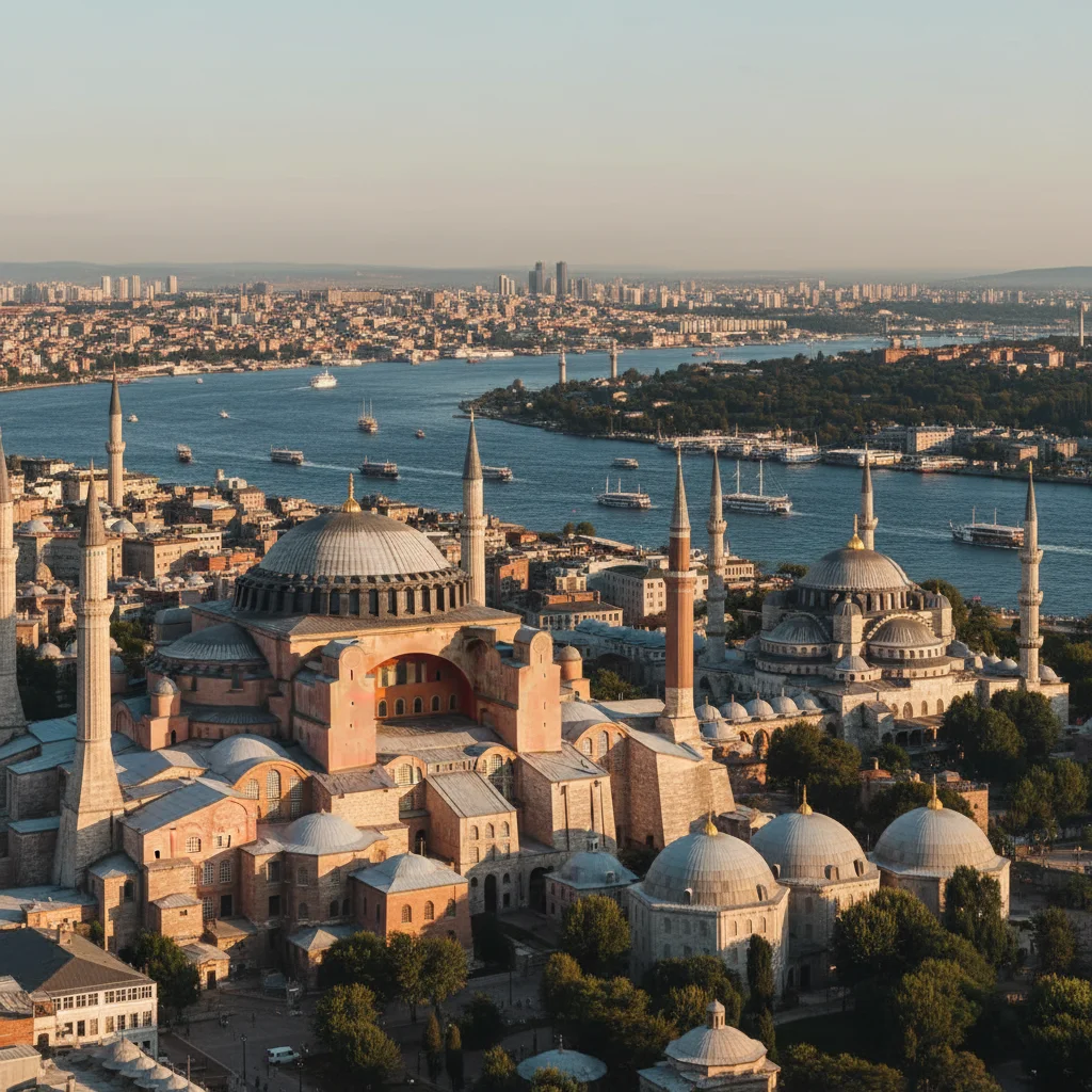 istanbul hagia sophia bosphorus
