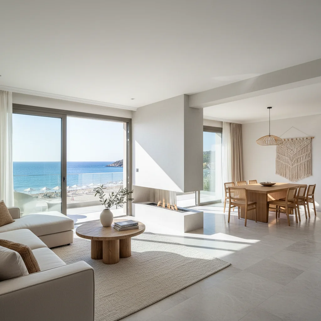 turkish coastal apartment interior quality