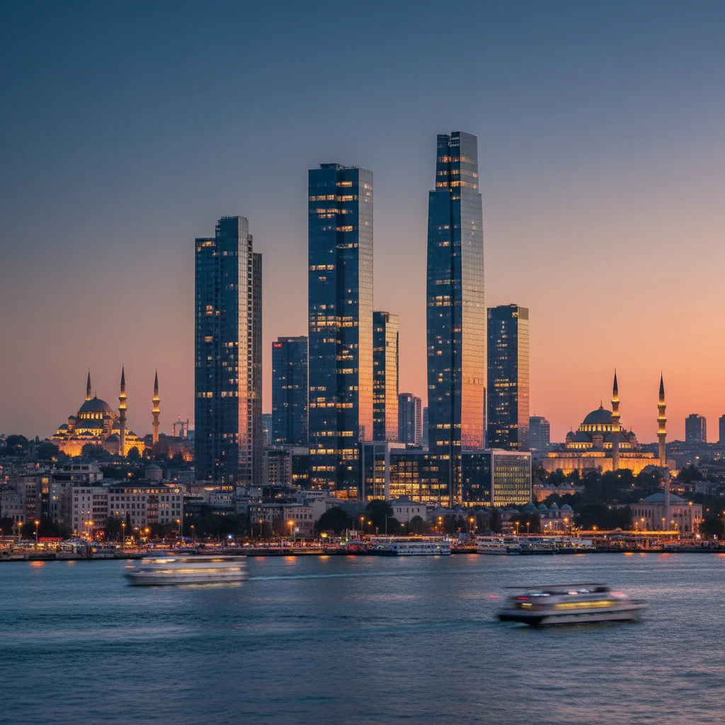 istanbul commercial real estate skyline