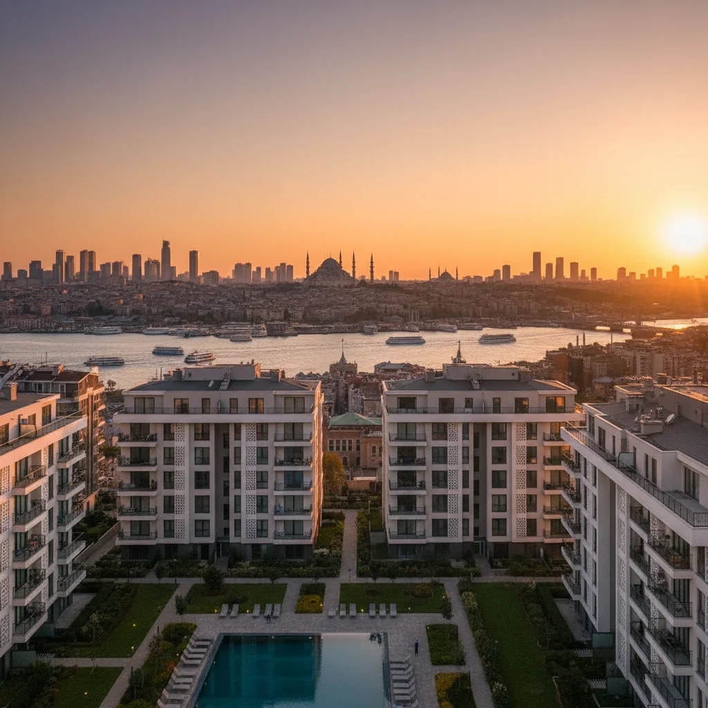 istanbul affordable apartments skyline view real estate