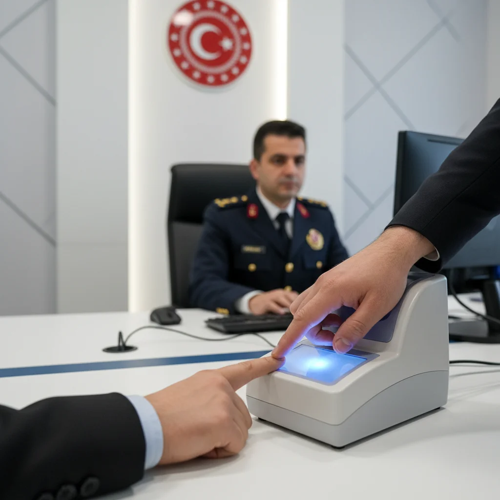 turkish passport office biometric data