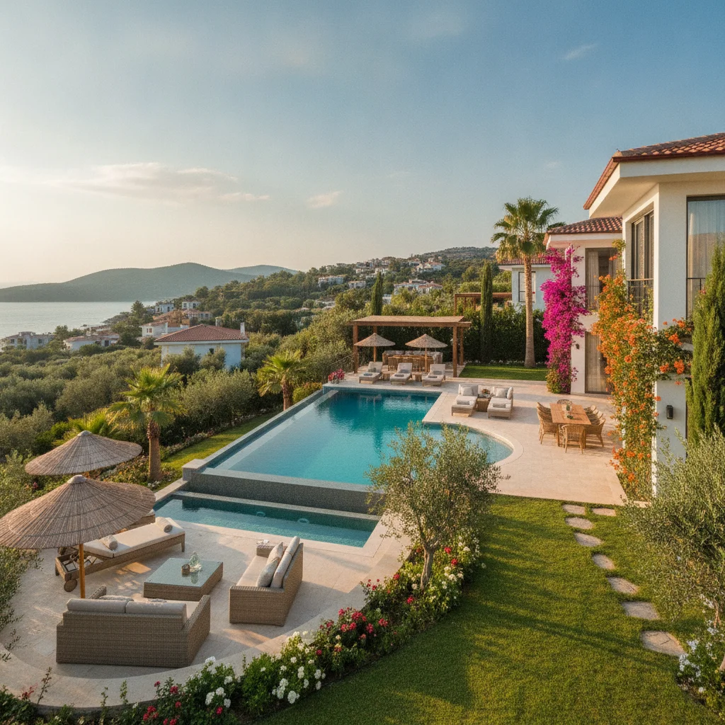 turkish villa pool garden investment