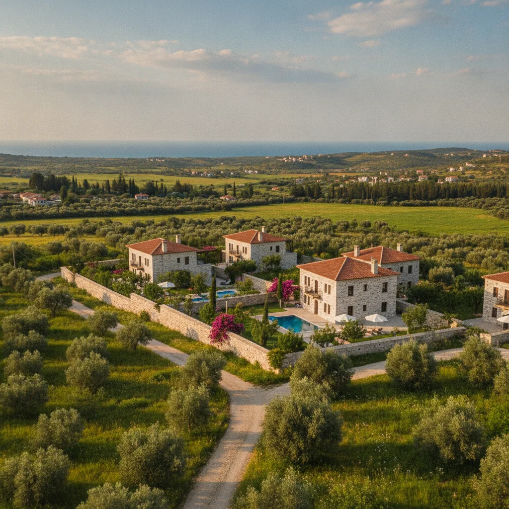 affordable turkish villas countryside landscape