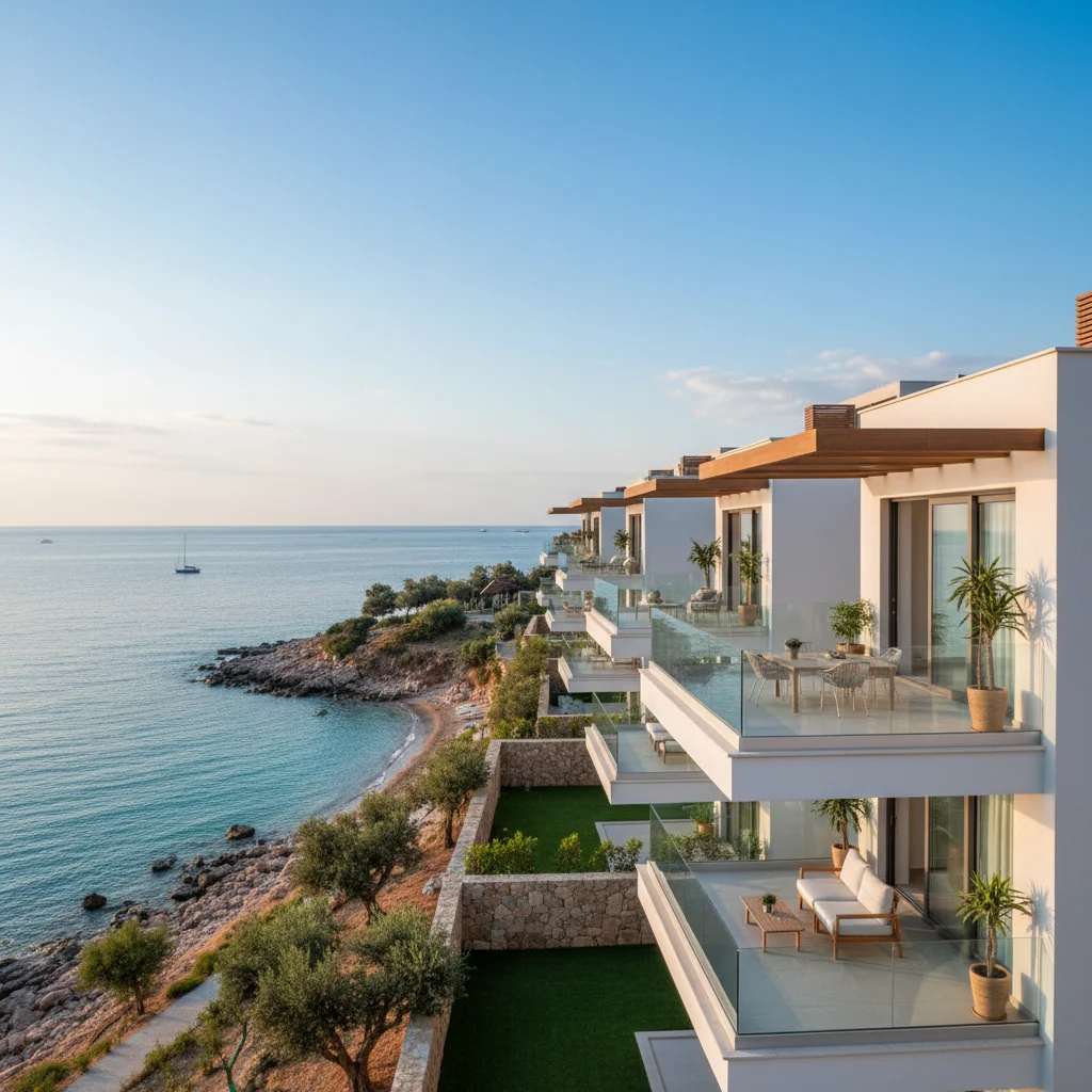 turkey coastal apartments mediterranean sea view