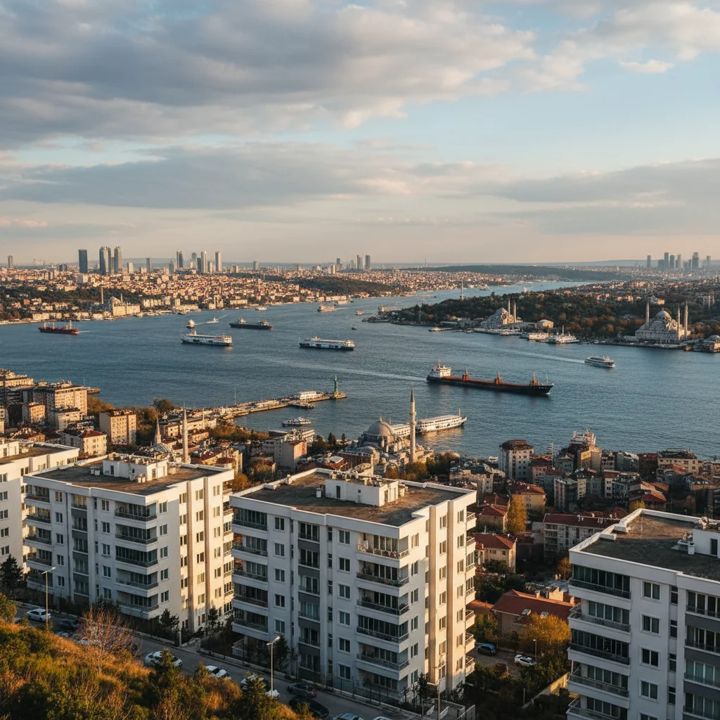 istanbul affordable apartments skyline bosphorus view