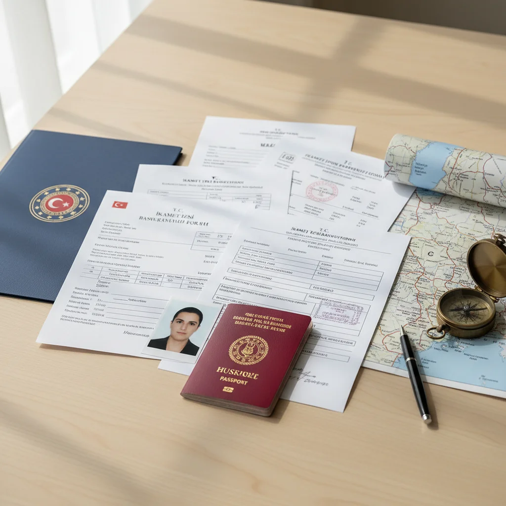 turkish citizenship residence permit application documents
