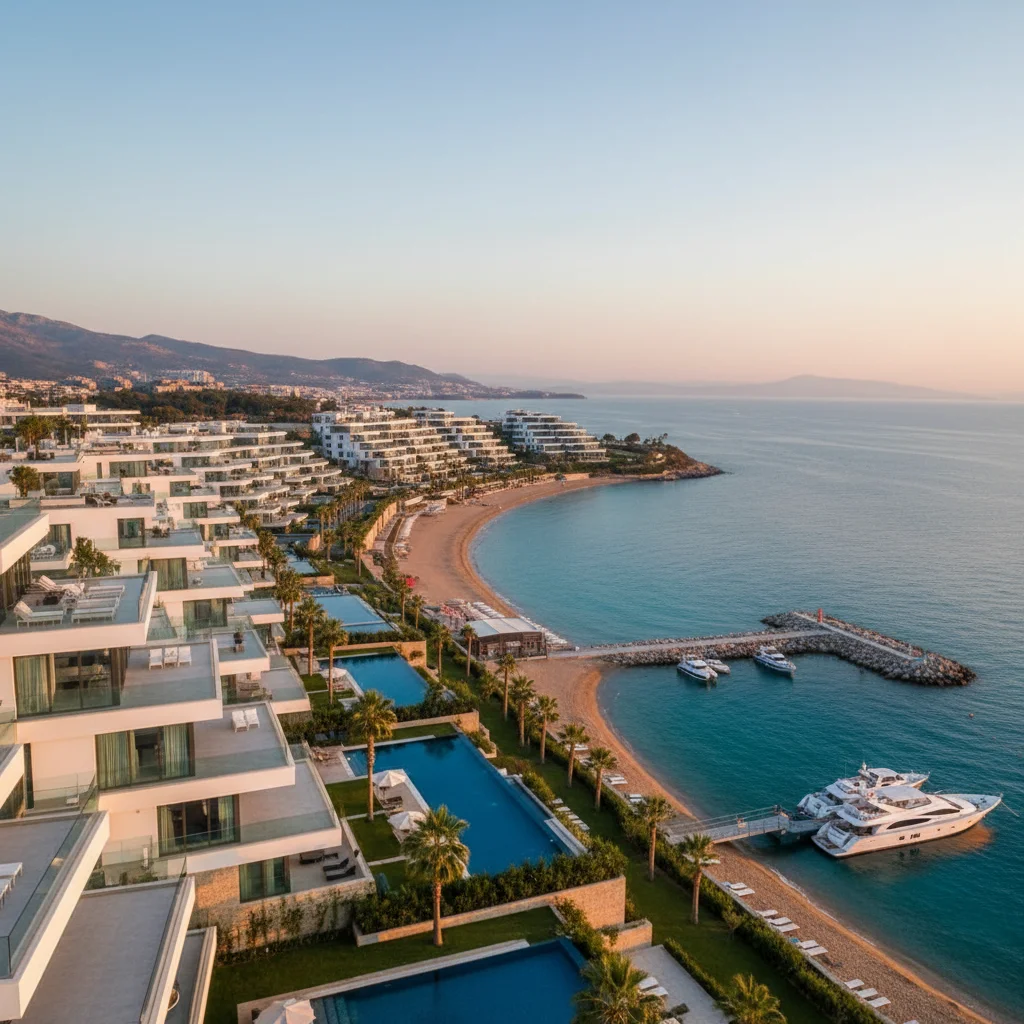 antalya coastal luxury resort apartments