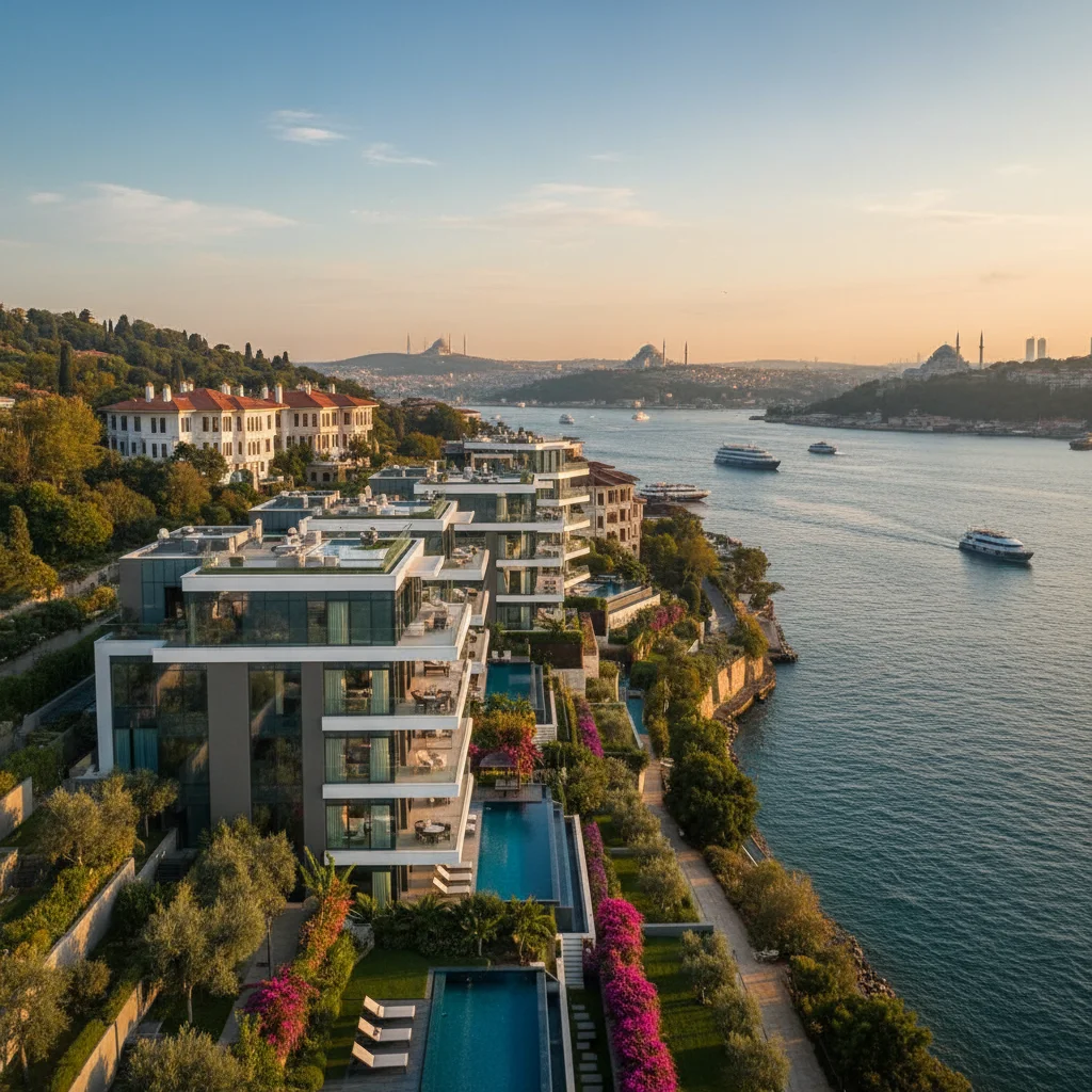 istanbul bosphorus luxury apartments investment