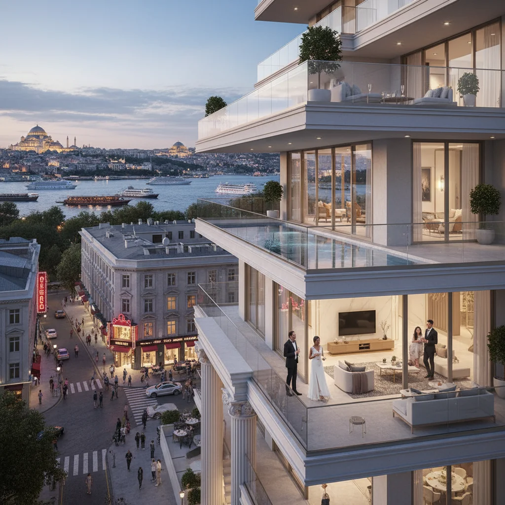 istanbul luxury apartment entertainment district