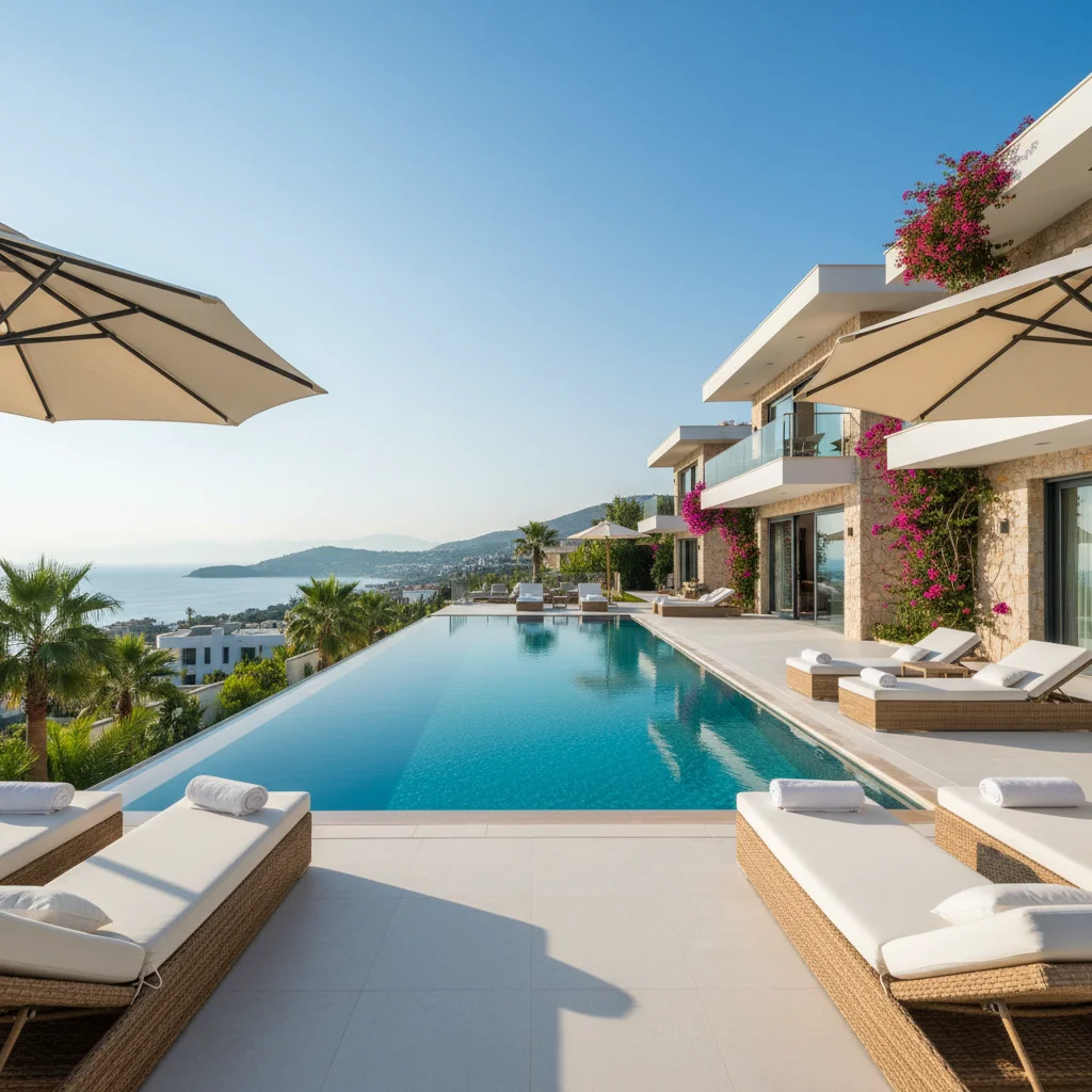 private luxury villa antalya swimming pool