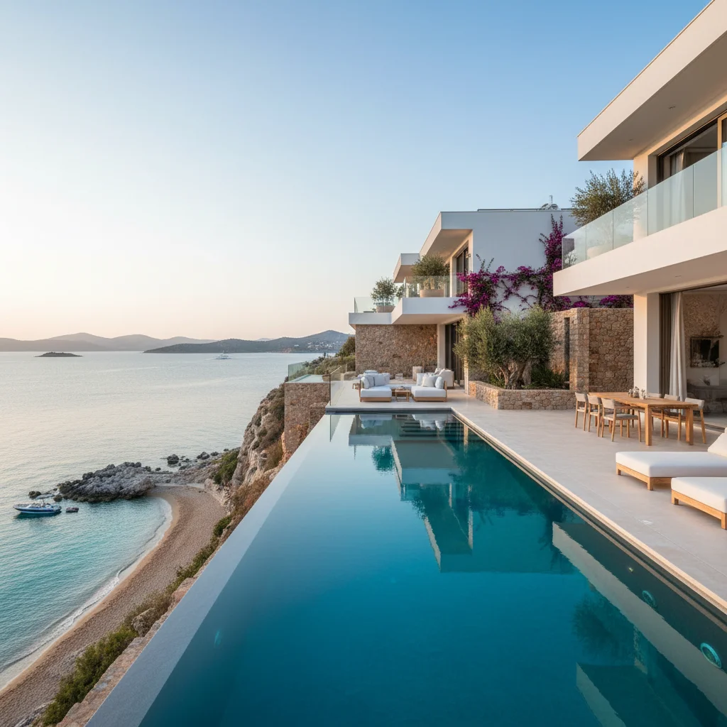 bodrum luxury villa sea view