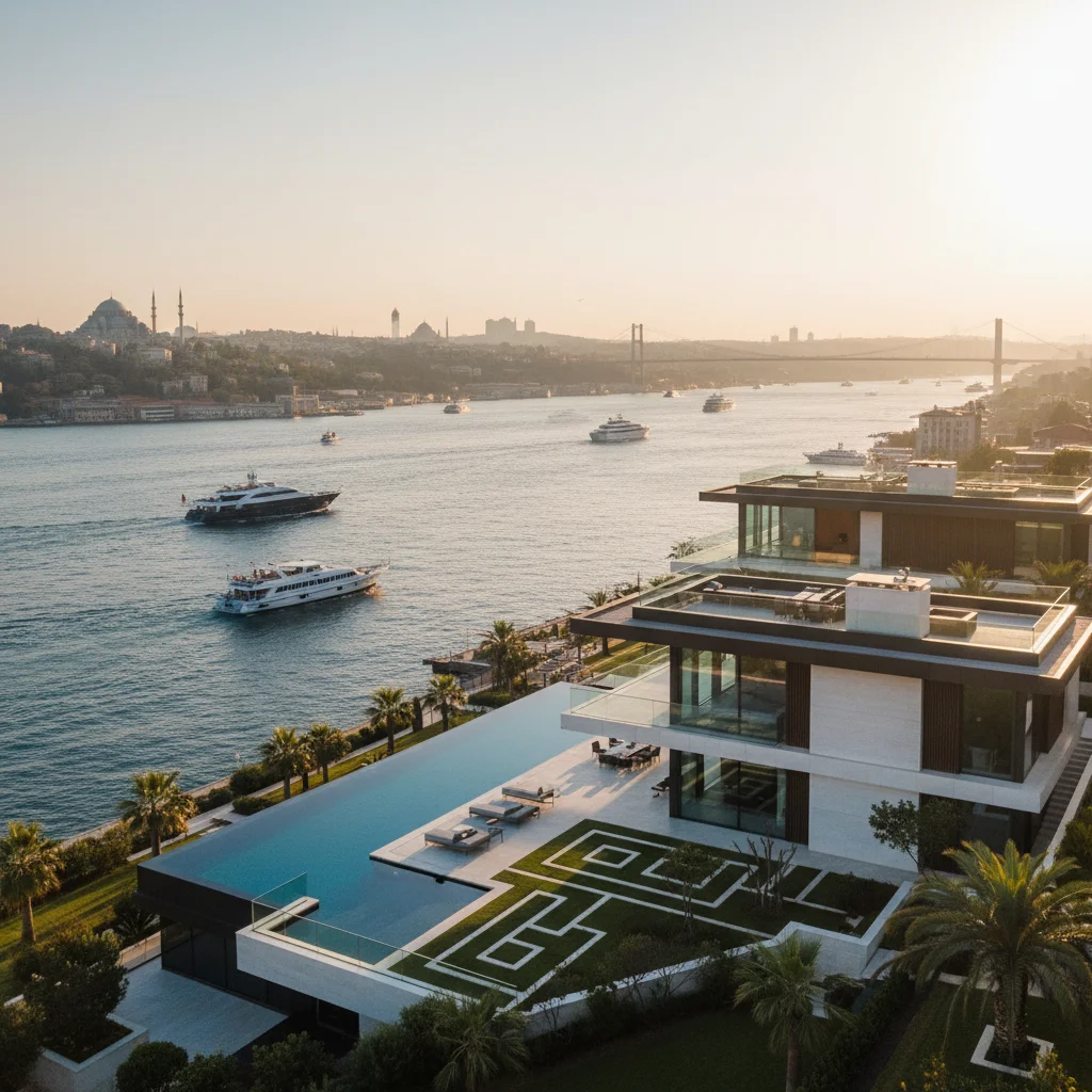 modern luxury villa bosphorus istanbul