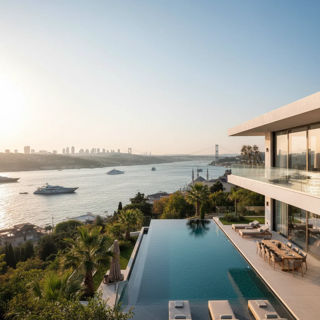 istanbul luxury villa bosphorus sea view