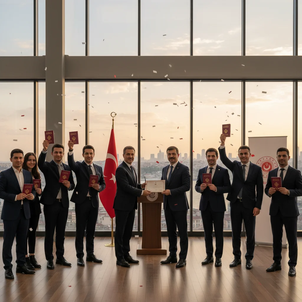 turkish citizenship ceremony new citizens