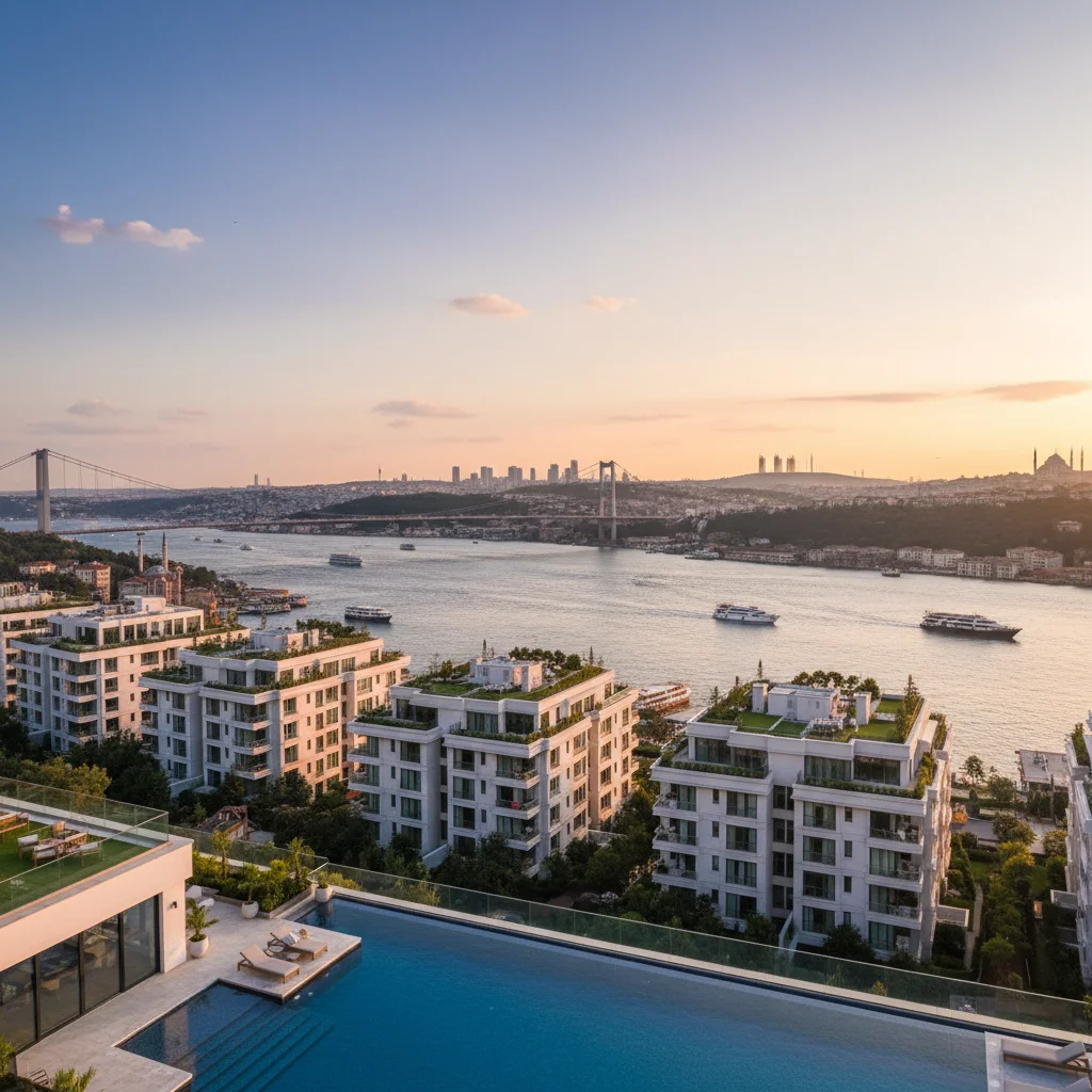 istanbul bosphorus real estate investment luxury apartments