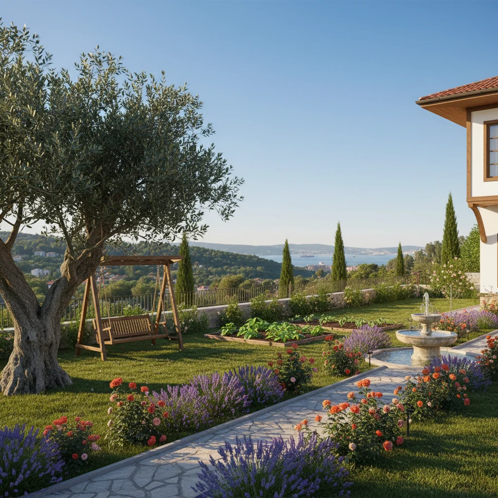 istanbul affordable villa garden