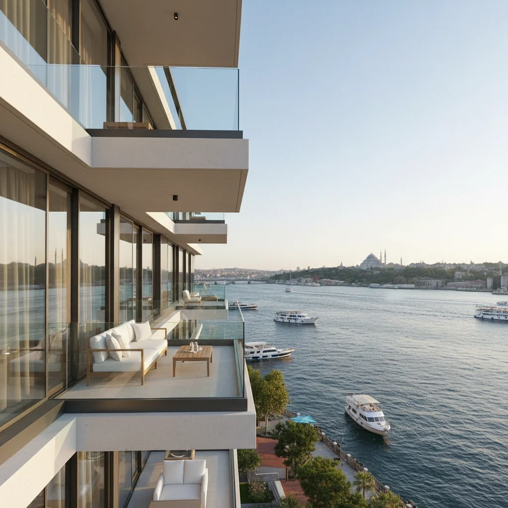 istanbul luxury apartment waterfront bosphorus