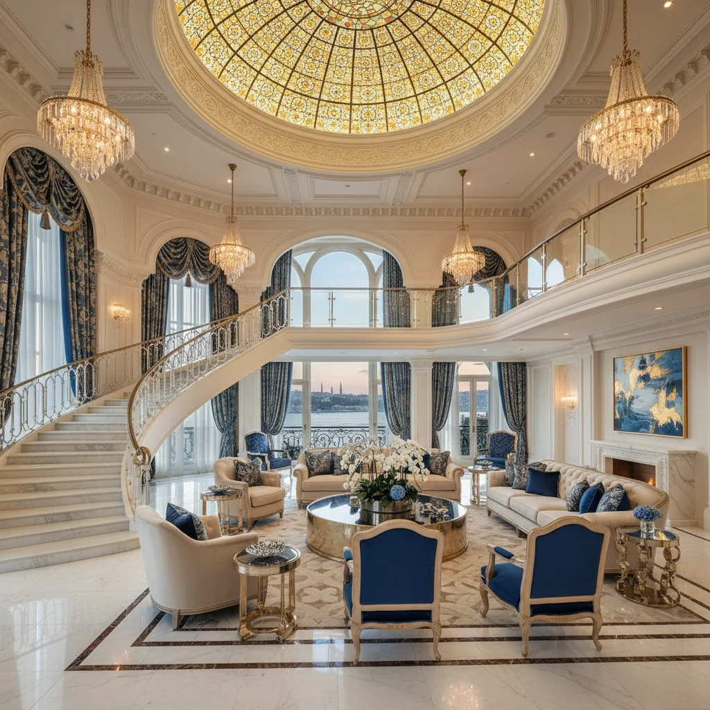 luxury istanbul villa interior